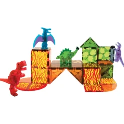 Magna-Tiles byggemagneter, Dino World - 40 dele