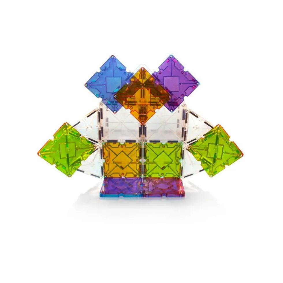 Magna-Tiles byggemagneter FreeStyle, clear - 40 dele