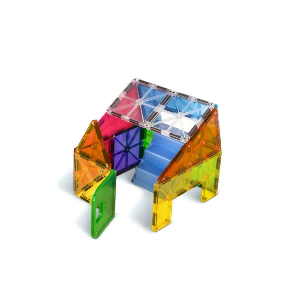 Magna-Tiles byggemagneter, House clear - 28 dele
