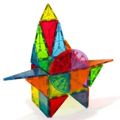Magna-Tiles byggemagneter Metropolis, clear - 110 dele