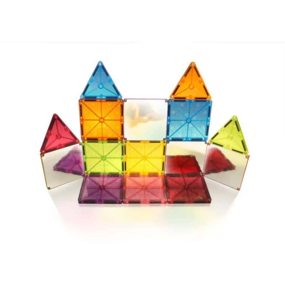Magna-Tiles byggemagneter Stardust, clear - 15 dele
