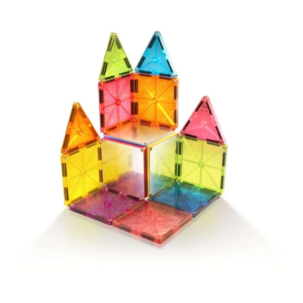 Magna-Tiles byggemagneter Stardust, clear - 15 dele