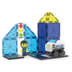 Magna-Tiles Politipatrulje, 20 Dele