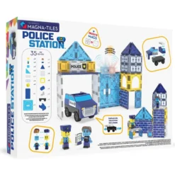 Magna-Tiles Politistation, 36 Dele
