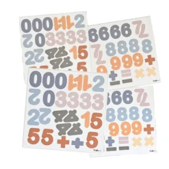Magnetiske Tal 100 stk i Caramel Bleu