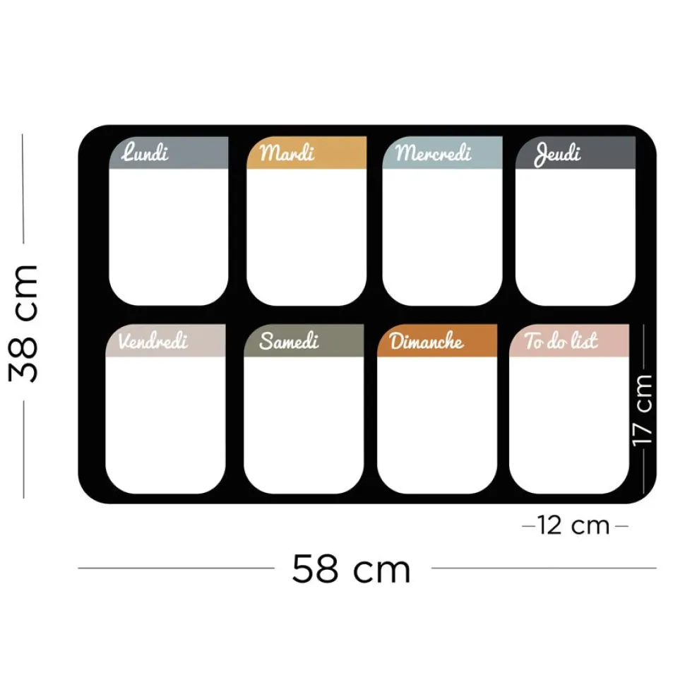 Magnetisk Organizer (38 x 58 cm)