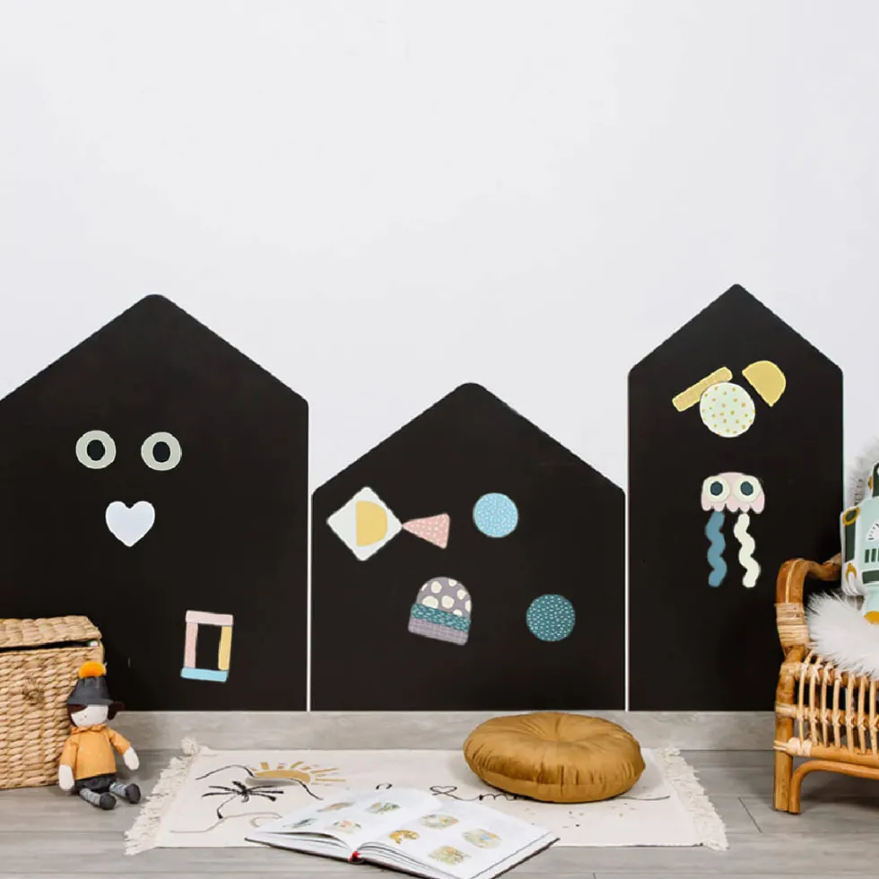 Magnetisk Tavle med Min By (163 x 81 cm)