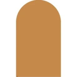 Magnetisk Tavle med Rund Top i Caramel (100 x 58 cm)