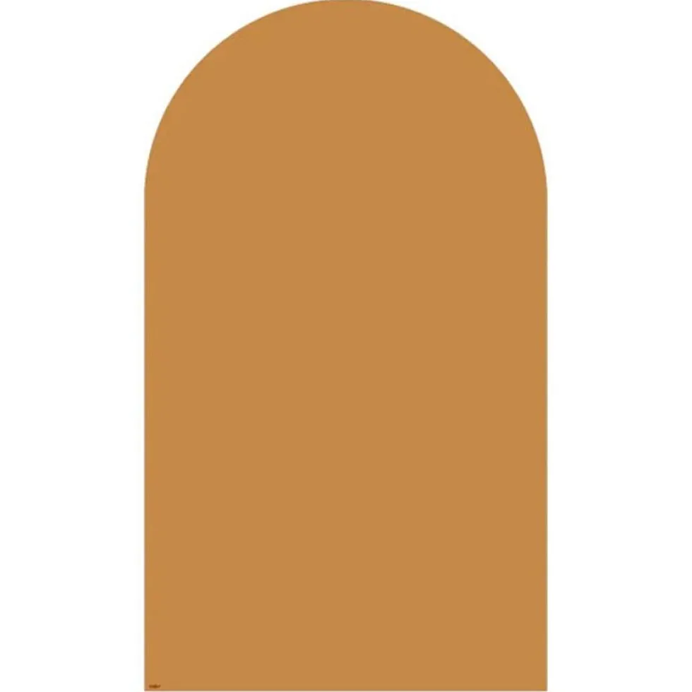 Magnetisk Tavle med Rund Top i Caramel (100 x 58 cm)