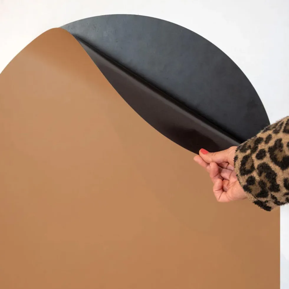 Magnetisk Tavle med Rund Top i Caramel (100 x 58 cm)