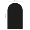 Magnetisk Tavle med Rund Top (100 x 58 cm)