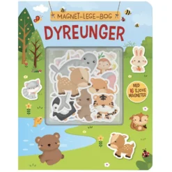 Magnet-lege-bog: Dyreunger