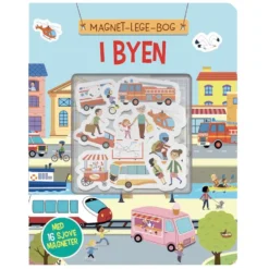 Magnet-lege-bog: I Byen