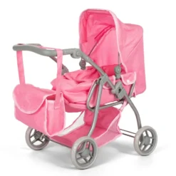 Mamamemo Dukkevogn Med Lift, Pink