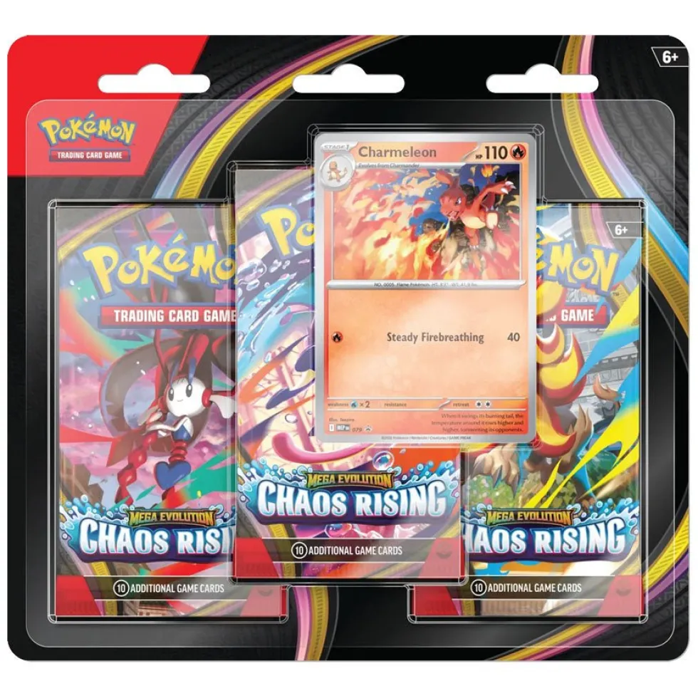 Mega Evolution: Chaos Rising Blister 3-Pak ME04