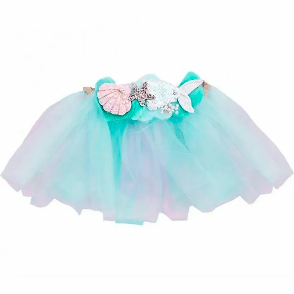 Mermalicious Tutu Pastel Aqua -6 År (str. 4)