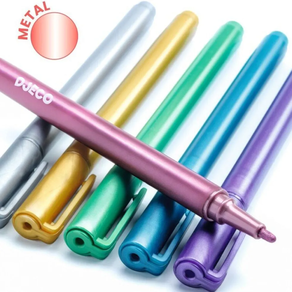Metallic Markers (6 stk)