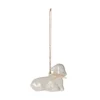 Metal Ornament Lam Hvid