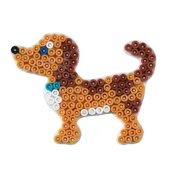 Midi Perleplade Hund (lille)
