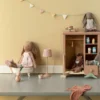Miniature Gulvlampe i Mørk Rosa