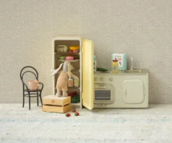 Miniature Køleskab Gul