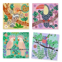Mosaik med Junglens Fugle