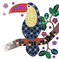 Mosaik med Junglens Fugle