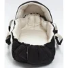 Multifunktionel Kaleche Til Babylift i Black med Cream Solid Striber