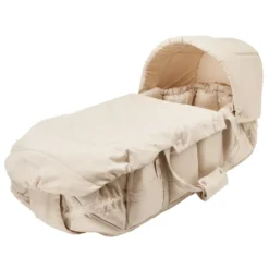 Multifunktionel Kaleche Til Babylift i Cream med Solid Cream Striber