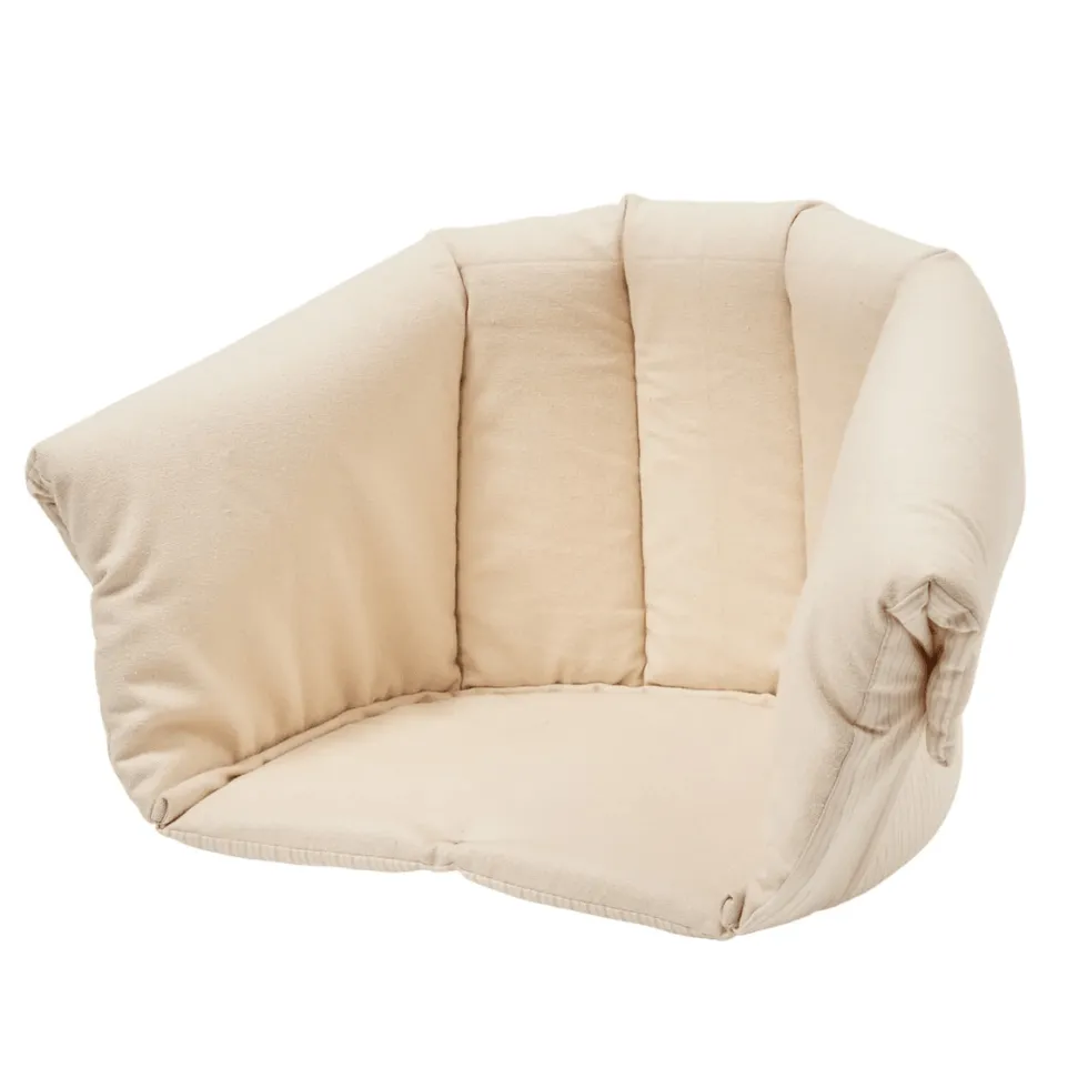Multifunktionel Kaleche Til Babylift i Cream med Solid Cream Striber