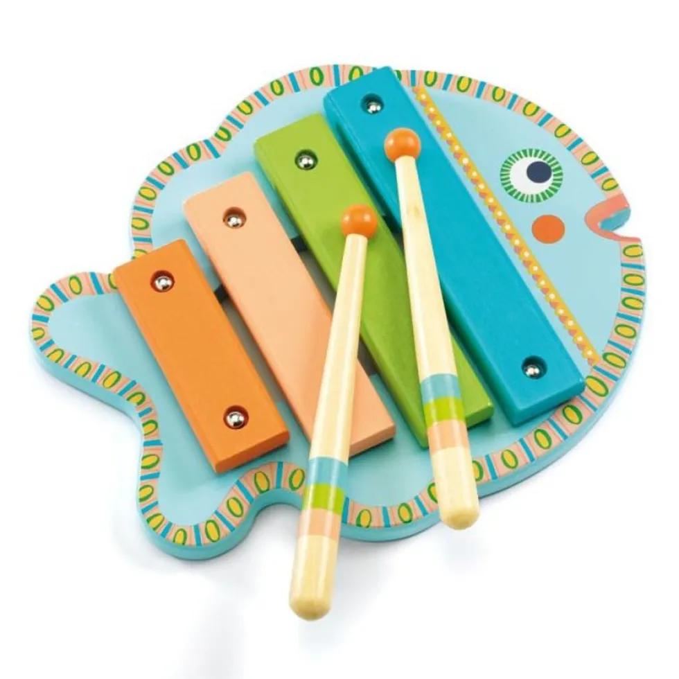 Musikinstrument Fiske Xylofon I Træ