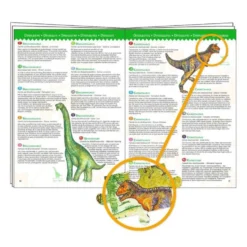 Observationspuslespil med Dinosaurer (100 brikker)