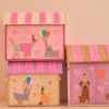 Opbevaringshus Party Animal Pink (mellem)
