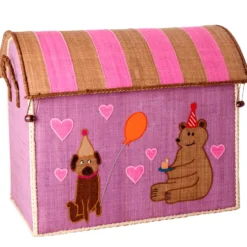 Opbevaringshus Party Animal Pink (stor)