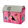 Opbevaringskurv Jungle Pink (lille)