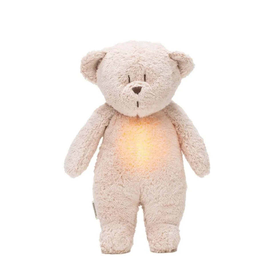 2.0 Organic Humming Bjørn Med Lampe Rose