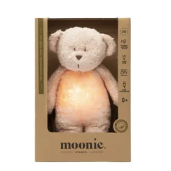 2.0 Organic Humming Bjørn Med Lampe Rose