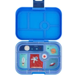 Original Madkasse Med 6 Rum Surf Blue/Rocket Tray
