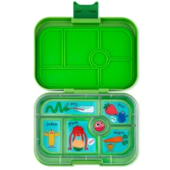 Original Madkasse M 6 Rum Matcha Green Funny Monsters Tray