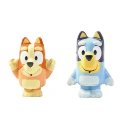 2-Pak Badefigurer med Bluey og Bingo