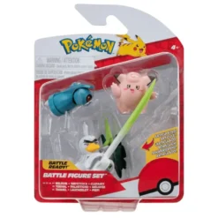 3-Pak Battle Figurer Clefairy Beldum