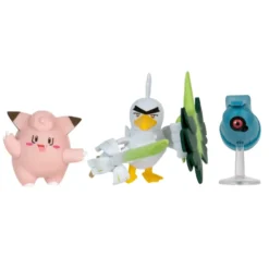 3-Pak Battle Figurer Clefairy Beldum
