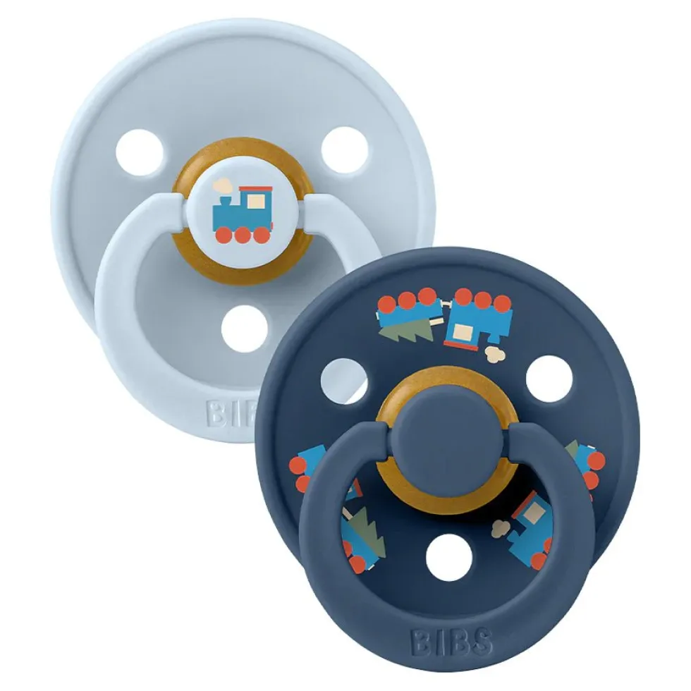 2-Pak Colour Sut Holiday Train Baby Blue/Steel Blue (Str 2)
