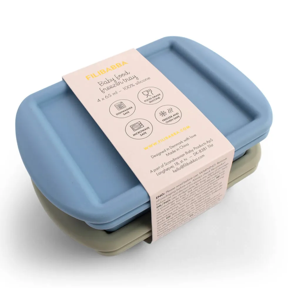 2-Pak Frysebakke Til Babymad Ocean Mix