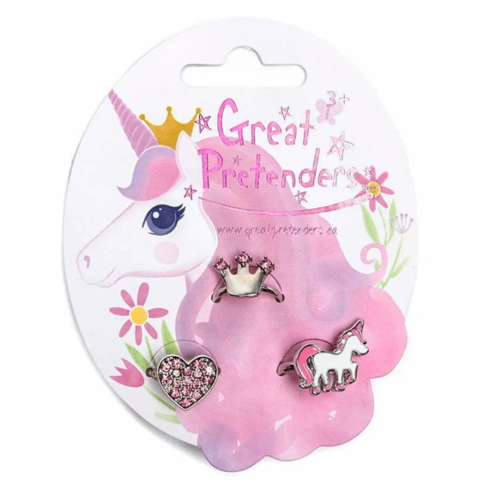 3-Pak Great Pretenders Prinsesseringe