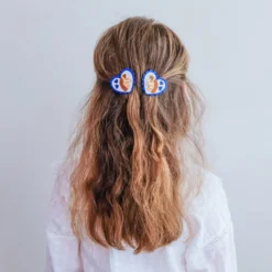 2-Pak Hårclips Scalloped Heart Show Pony (Store)