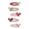 5-Pak Hårspænder Mini Cutesy Bow