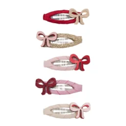 5-Pak Hårspænder Mini Cutesy Bow