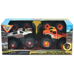 2-pak Mechanix Byg Din Egen Monstertruck med Zombie & El Toro Loco
