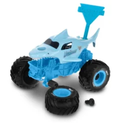 2-pak Mechanix Byg Din Egen Monstertruck med Megalodon & Grave Digger